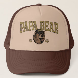 Papa Bear Gifts for Dad Trucker Hat