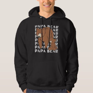 Papa Bear Great For Dad Father Grandpa Hoodie