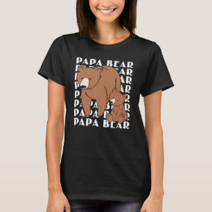Papa Bear Great  For Dad Father Grandpa T-Shirt