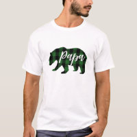 Papa Bear Green Plaid | Script