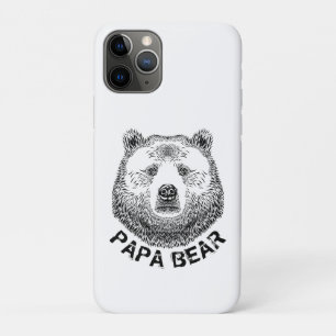 Papa Bear, Hand Drawn Illustration Case-Mate iPhone Case