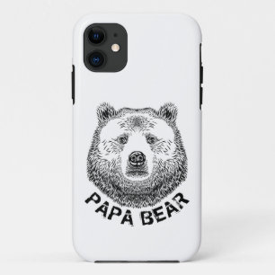 Papa Bear, Hand Drawn Illustration Case-Mate iPhone Case