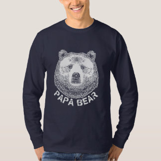 Papa Bear, Hand Drawn Illustration T-Shirt