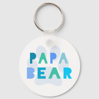 Papa bear key ring