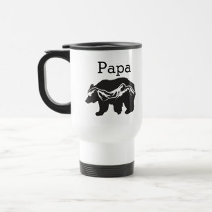 Papa Bear Mountain Travel Mug