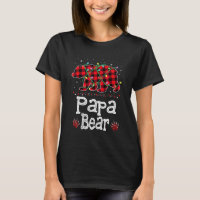 Papa Bear , Red Buffalo Plaid Papa Bear Pajama