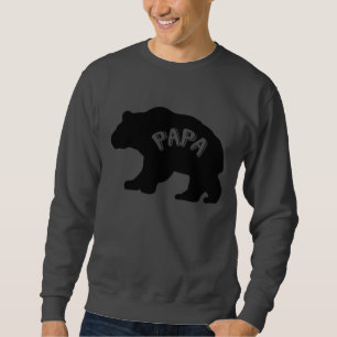 Papa Bear Silhouette Sweatshirt