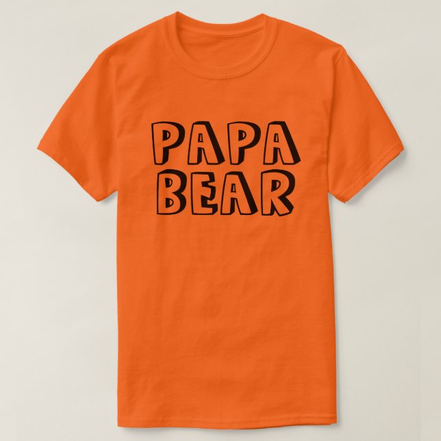 PAPA BEAR T-Shirt (Design Front)