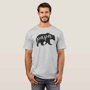 Papa Bear T-shirt for Dad's Mama Baby Bear