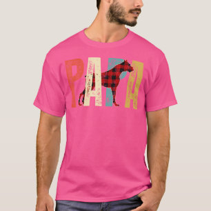 Papa Boxer For Boxer Dog Lover Matching Family T-Shirt