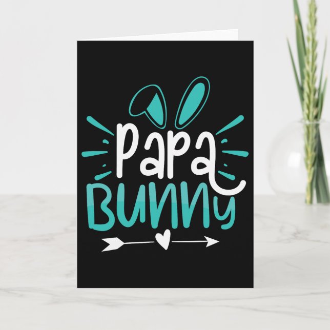 Papa Bunny  Card (Front)