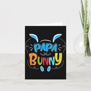 Papa Bunny Premium Tri-blend Card