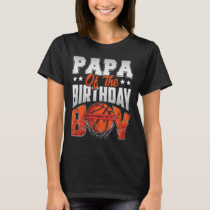 Papa Bysketbyll Birthday Boy Family Byller B-day P T-Shirt