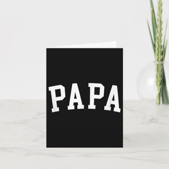 Papa  card (Front)