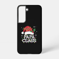 Papa Claus Christmas Lights Pajama Family Matching