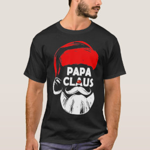 Papa Claus Christmas Pajama Family Matching Xmas T-Shirt
