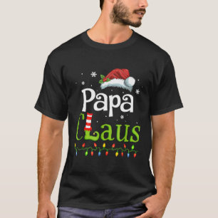 Papa Claus Santa Grandma Funny Christmas Idea Gift T-Shirt