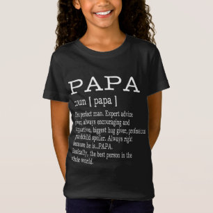 Papa Definition Grandpa Father's Day Gifts - Men T-Shirt