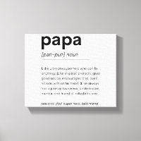Papa Definition Poster, Gift for Dad, Father's Day