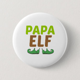 PAPA ELF 6 CM ROUND BADGE