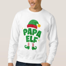Papa Elf Christmas Family Pajama Design