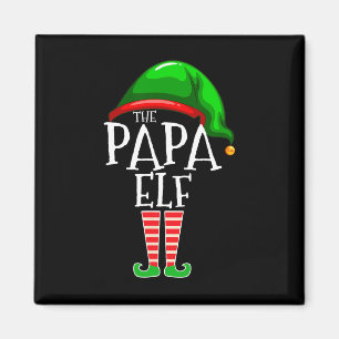 Papa Elf Family Matching Group Christmas Gift Gran Magnet