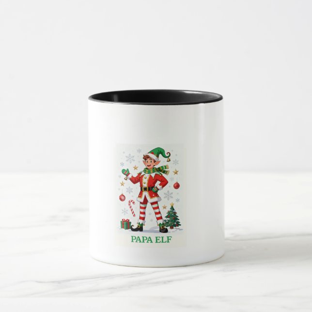 “Papa Elf Magic in Every Sip” Mug (Center)