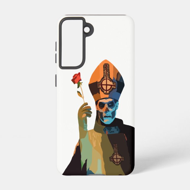 Papa Emeritus II/Secondo with Rose Samsung Galaxy S21 Case (Back)