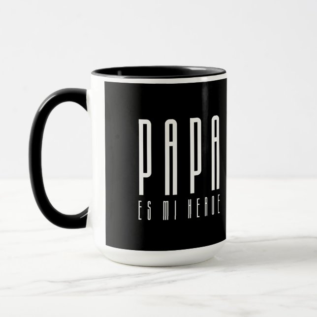 PAPA ES MI HEROE MUG (Left)