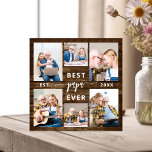 Papa Grandfather Grandchildren Wood Photo Collage Plaque<br><div class="desc">Celebrate the special bond between Papa and his grandchildren with our "Papa Grandfather Grandchildren Photo Collage" plaque. This personalised plaque beautifully showcases a collection of cherished photos, capturing precious moments and memories shared between Papa and his beloved grandchildren. The heartfelt title "Papa" prominently displayed adds a touch of warmth and...</div>