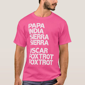 Papa India Sierra Oscar Foxtrot T-Shirt