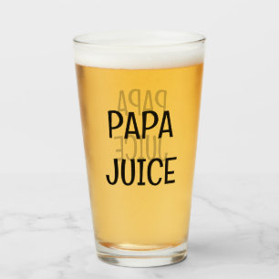 Papa Juice Glass