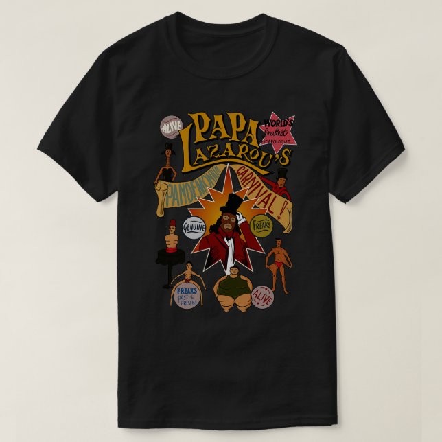 Papa Lazarous Pandemonium nival T-Shirt (Design Front)
