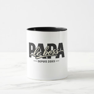 Papa Le Boss Depuis 20XX Mug