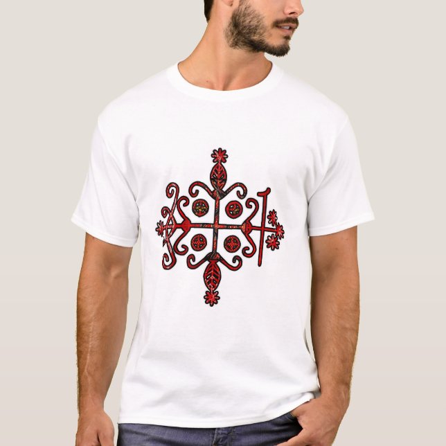 Papa Legba Elegua Veve Sigil T-Shirt (Front)
