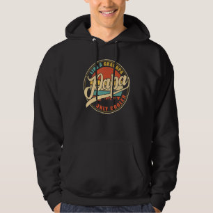 Papa Like A Grandpa Only Cooler  Dad Papa Definiti Hoodie