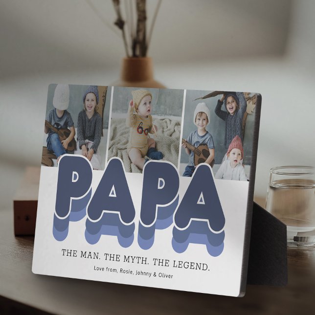 Papa Man Myth Legend Photo Plaque (Creator Uploaded)