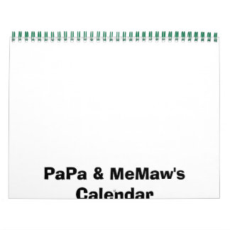 PaPa & MeMaw's Calendar