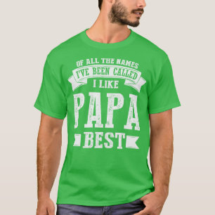 Papa My Favourite Name T-Shirt