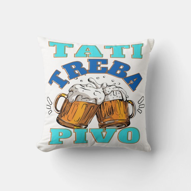 Papa Needs beer Cushion (Front)