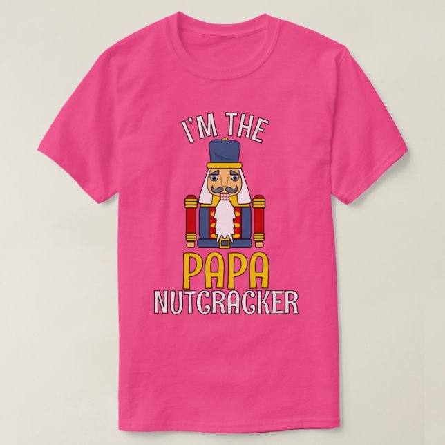 Papa Nutcracker Matching Family Christmas 3 T-Shirt (Design Front)