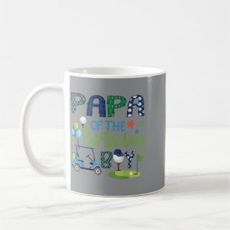 Papa Of The Birthday Boy Hole In One Golf Sport Coffee Mug
