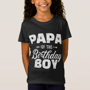 Papa of the birthday boy matching family for grand T-Shirt