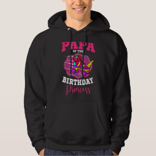 Papa Of The Birthday Princess Roller Skates Bday S Hoodie