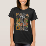 Papa Of The Wild One Safari Zoo Animal 1St Birthda T-Shirt<br><div class="desc">Papa Of The Wild One Safari Zoo Animal 1St Birthday</div>