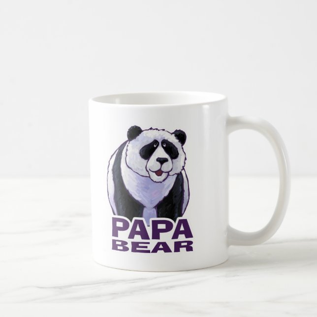 Papa Panda Bear Coffee Mug (Right)