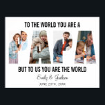 Papa Photo Collage Birthday Papa Present Daddy Poster<br><div class="desc">Papa Photo Collage Birthday Papa Present Daddy Poster</div>
