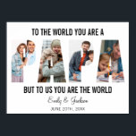 Papa Photo Collage Birthday Papa Present Daddy Poster<br><div class="desc">Papa Photo Collage Birthday Papa Present Daddy Poster</div>