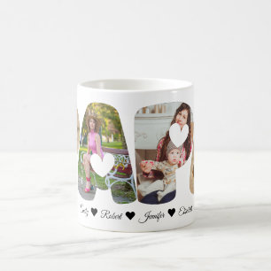 PAPA Photo Collage Mug - Perfect Gift for Dad