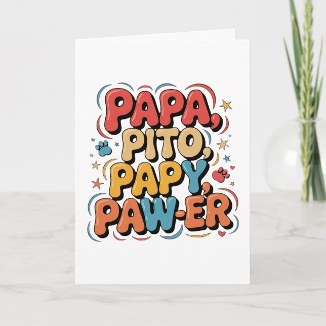 Papa Pito Pappy Pawer Card (Front)